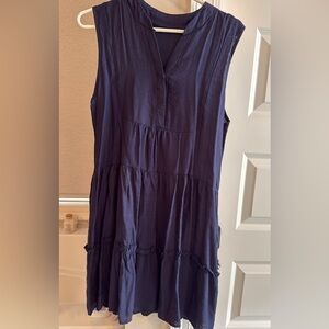 Sleeveless Navy Blue Women's Top